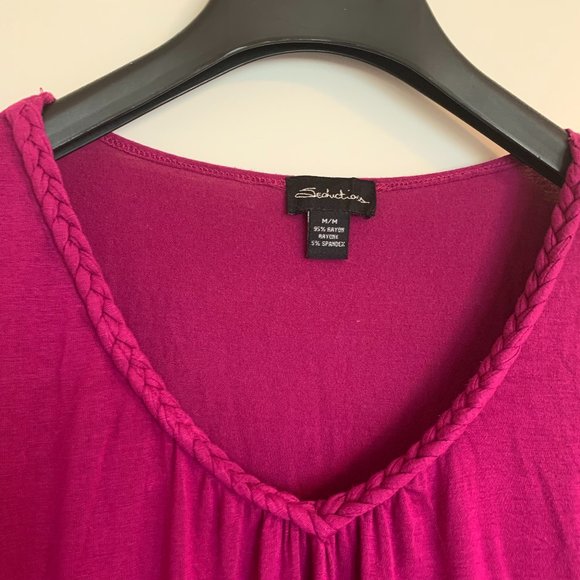 Seductions Longsleeve, Cold shoulder Tunic/Top,M - Picture 3 of 4